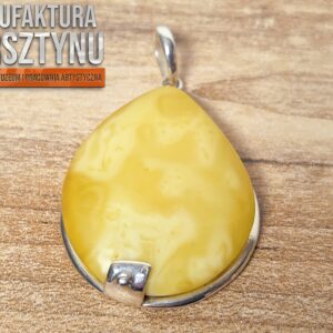 Kroplista Zawieszka z Bursztynem Miodowym