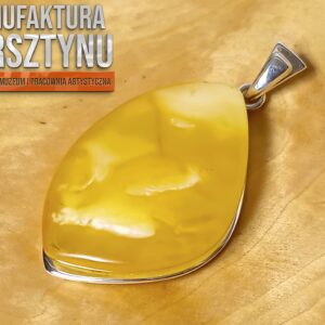 Mleczno-Cytrynowym Zawieszka z Bursztynem