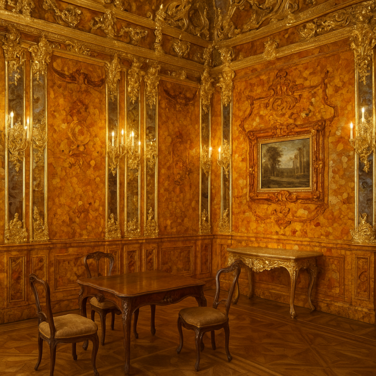 Bursztynowa Komnata – najsłynniejsza zagadka związana z bursztynem