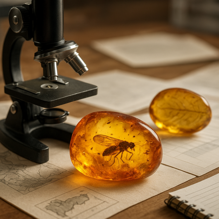 Bursztyn w badaniach naukowych: co mówi nam o klimacie sprzed milionów lat