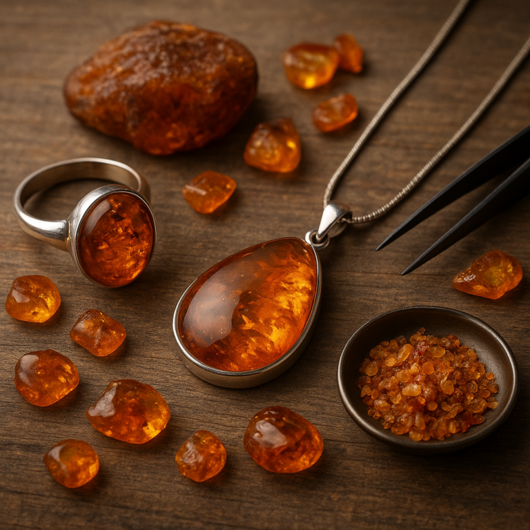 Bursztyn w jubilerstwie – jak powstaje biżuteria z bursztynu