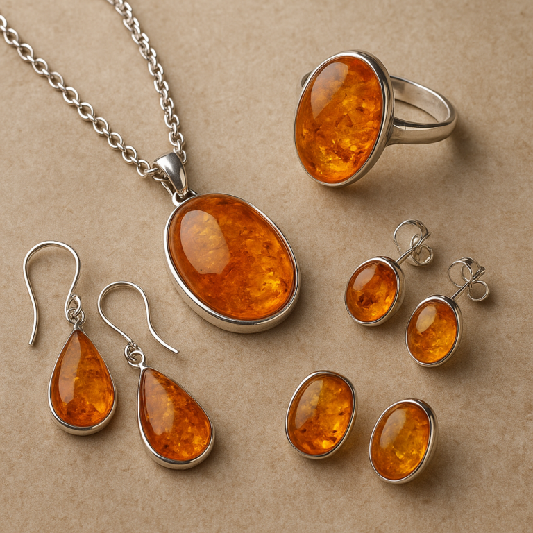 Naszyjniki, pierścionki i kolczyki z bursztynu – najpopularniejsze wyroby