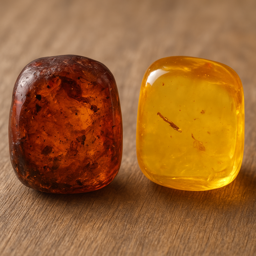 Bursztyn prasowany i rekonstruowany – co to oznacza