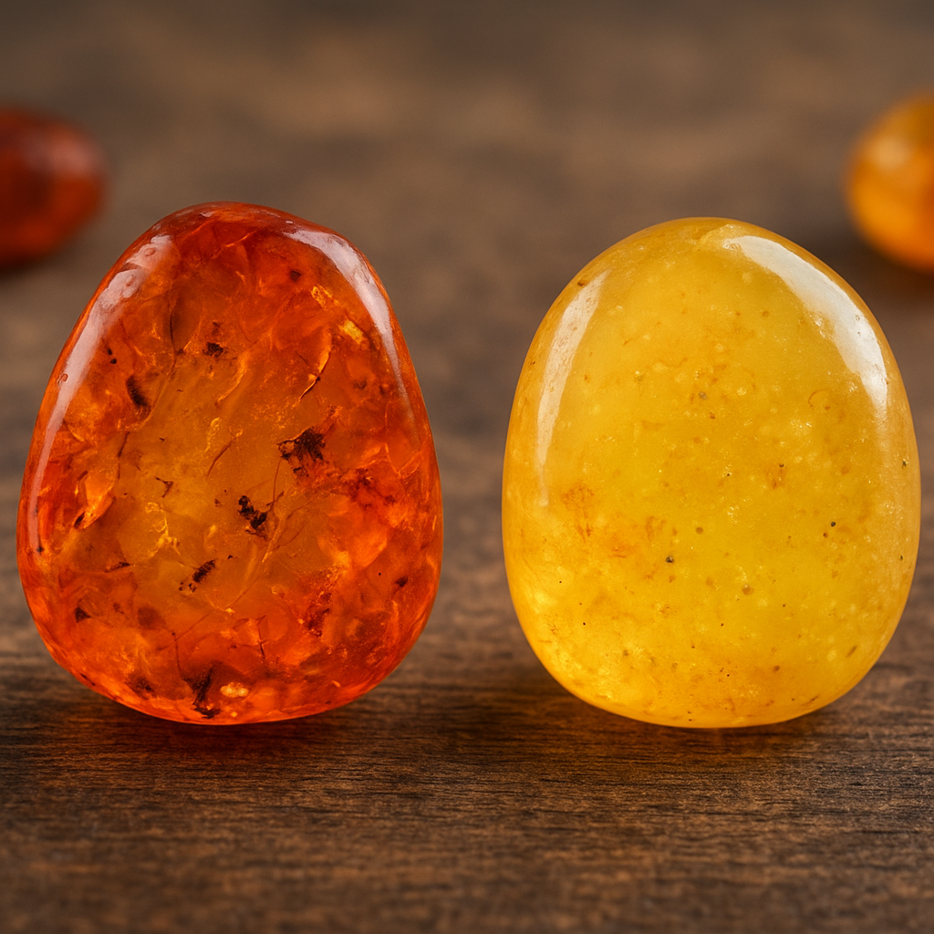 Bursztyn dominikański a bursztyn bałtycki – porównanie właściwości