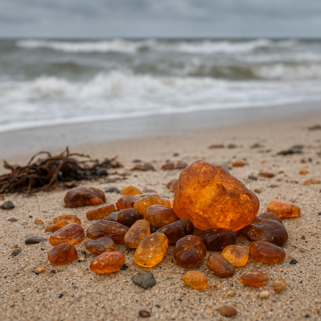 Jak znaleźć bursztyn na plaży po sztormie
