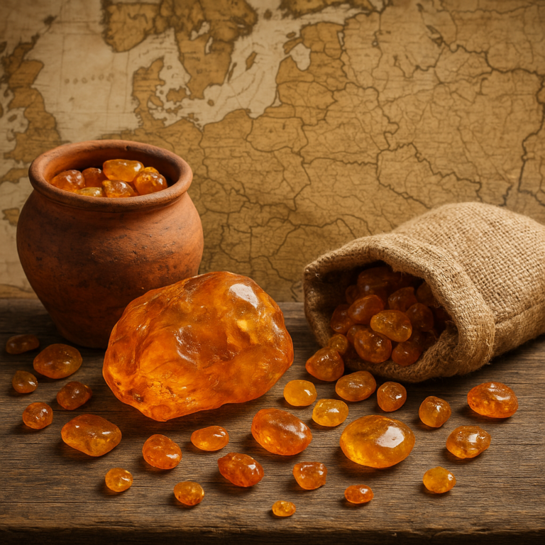 Szlak bursztynowy – historia handlu bursztynem w Europie