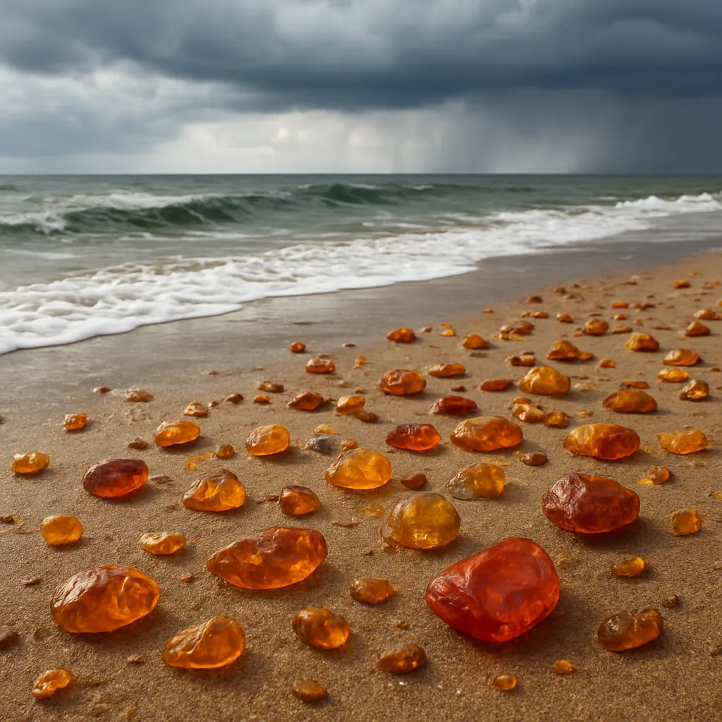 Warunki pogodowe sprzyjające znajdowaniu bursztynu