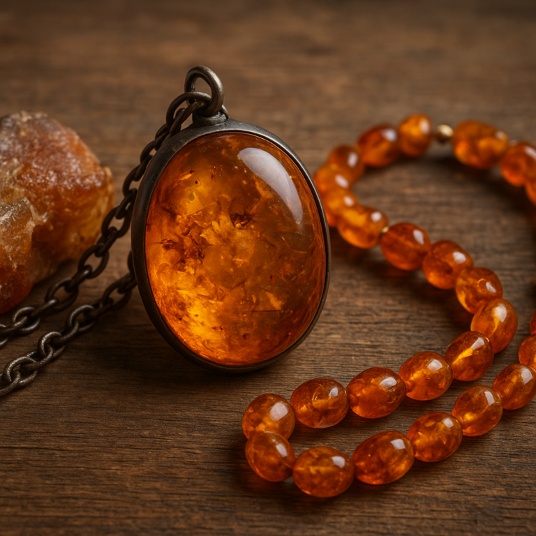 Bursztyn jako amulet ochronny – wierzenia i symbolika