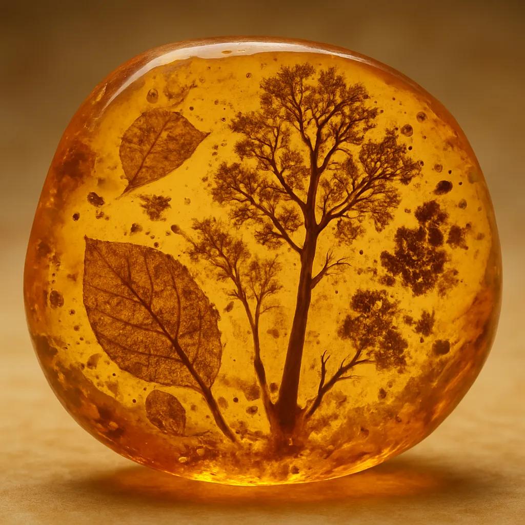 Inkluzje roślinne w bursztynie – drzewa, liście i pyłki sprzed milionów lat