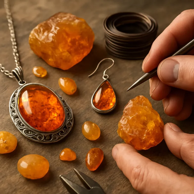 Bursztyn w rzemiośle artystycznym – tradycja i nowoczesność