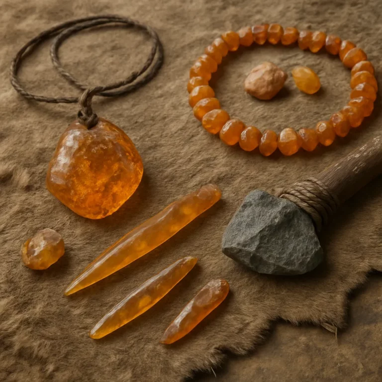 Bursztyn w epoce kamienia – pierwsze ozdoby i narzędzia z bursztynu