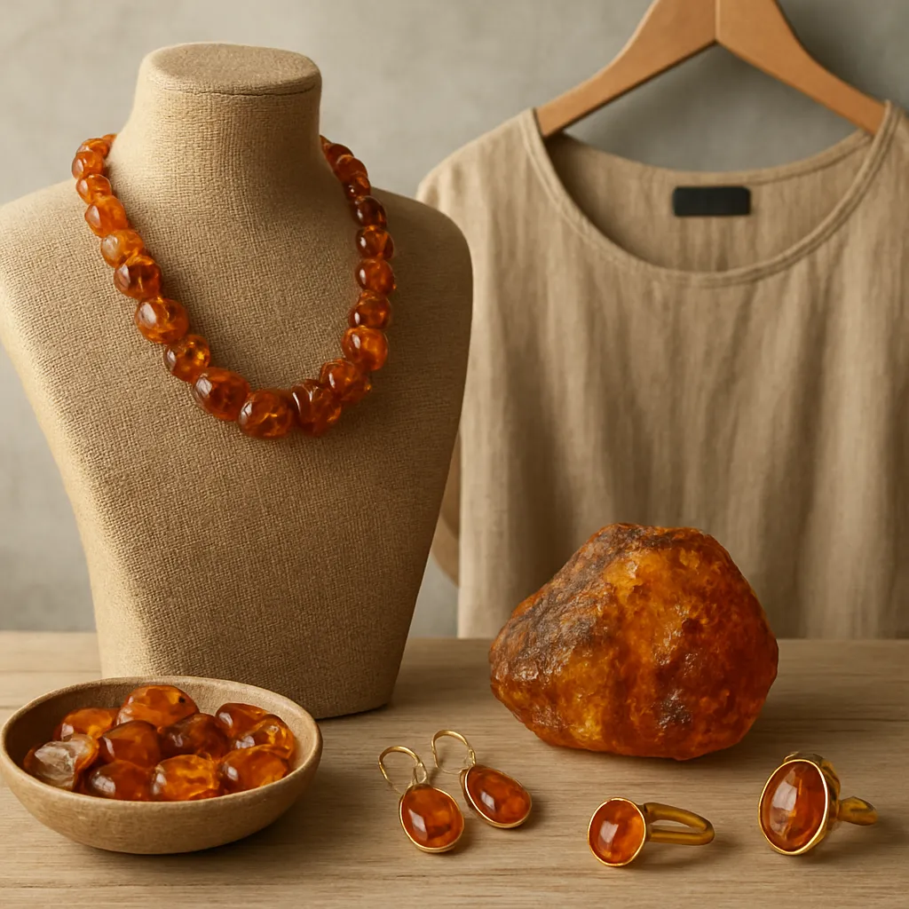 Bursztyn a moda ekologiczna – naturalny materiał jubilerski