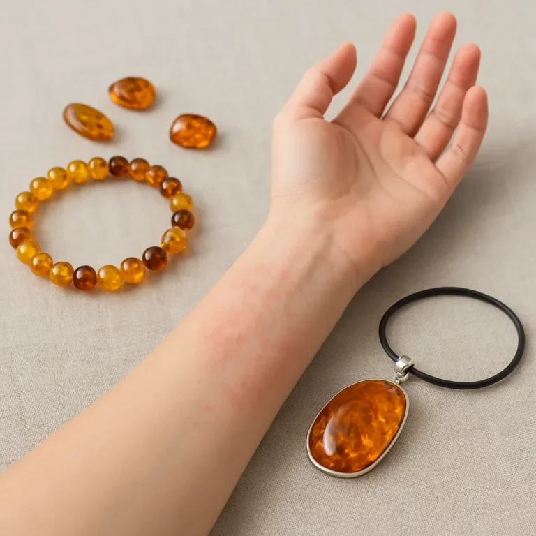 Bursztyn a alergie – czy bursztyn uczula