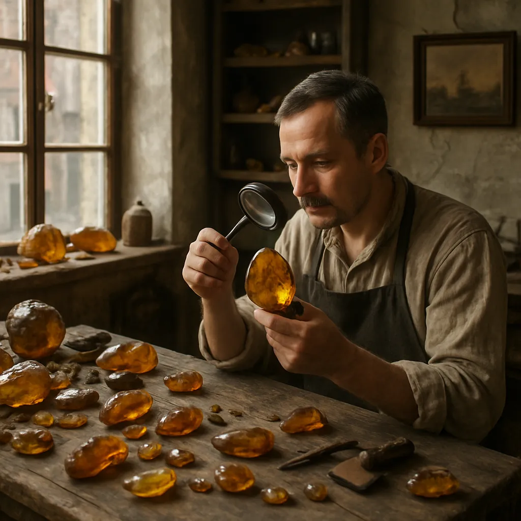 Historia warsztatów bursztynniczych w Gdańsku