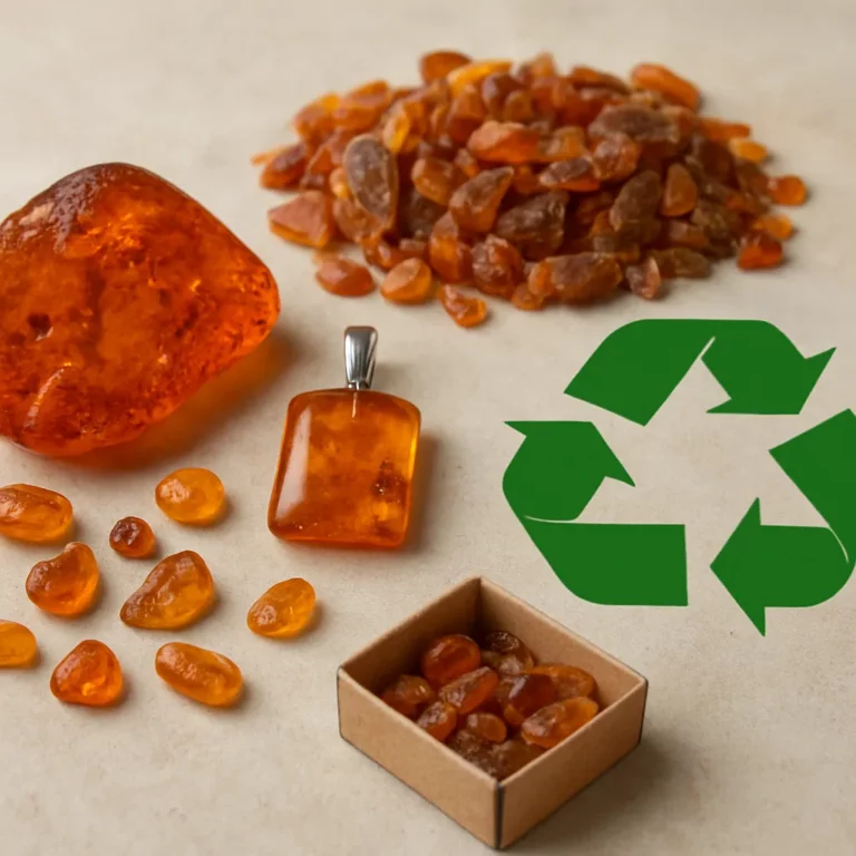 Bursztyn a recykling i ponowne wykorzystanie